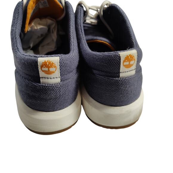 Timberland Men's Sz 11.5 Truecloud Knit Navy Blue Sneakers Lace Up - Picture 5 of 10